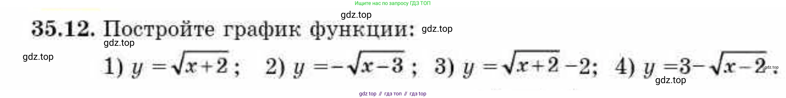 ГДЗ Алгебра, 10 класс Учебник, авторы: Абылкасымова Алма Есимбековна, Кучер Татьяна Павловна, Корчевский Владимир Евгеньевич, Жумагулова Зауре Абдыкеновна, издательство Мектеп, Алматы, 2019, Часть 2, страница 33, номер 35.12, Условие