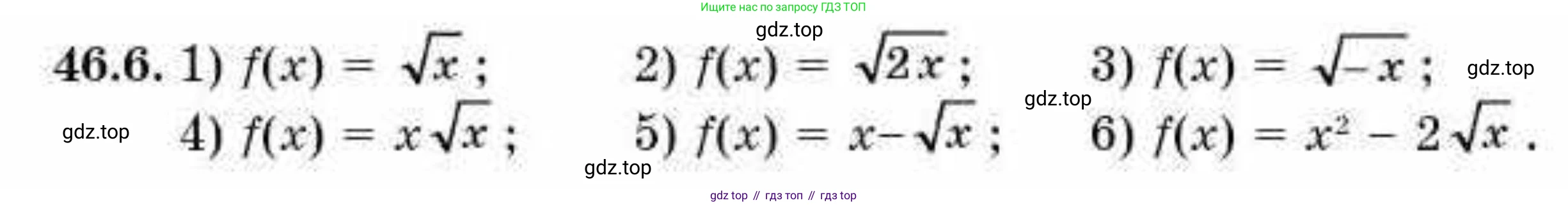 ГДЗ Алгебра, 10 класс Учебник, авторы: Абылкасымова Алма Есимбековна, Кучер Татьяна Павловна, Корчевский Владимир Евгеньевич, Жумагулова Зауре Абдыкеновна, издательство Мектеп, Алматы, 2019, Часть 2, страница 94, номер 46.6, Условие
