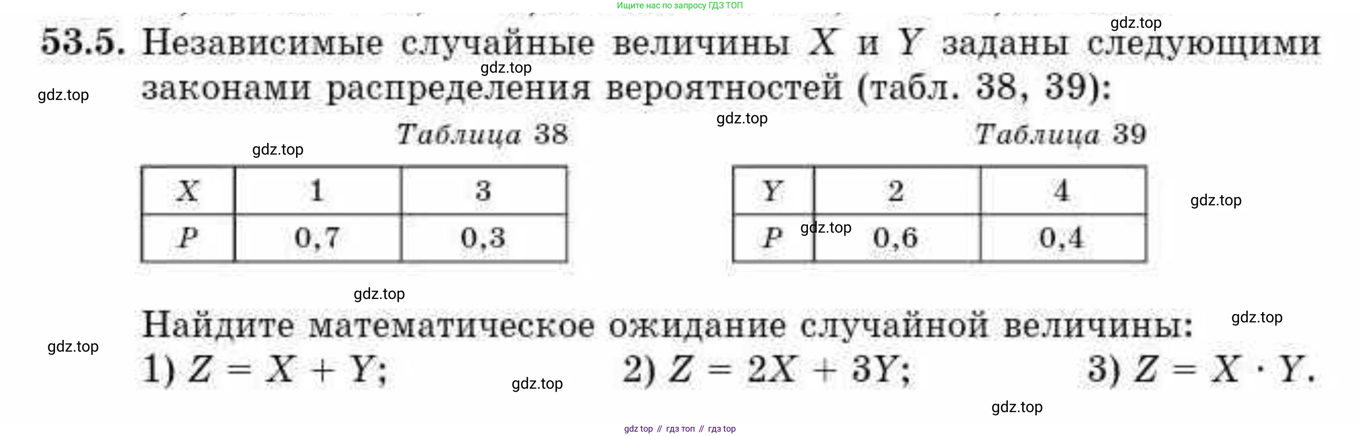 ГДЗ Алгебра, 10 класс Учебник, авторы: Абылкасымова Алма Есимбековна, Кучер Татьяна Павловна, Корчевский Владимир Евгеньевич, Жумагулова Зауре Абдыкеновна, издательство Мектеп, Алматы, 2019, Часть 2, страница 130, номер 53.5, Условие