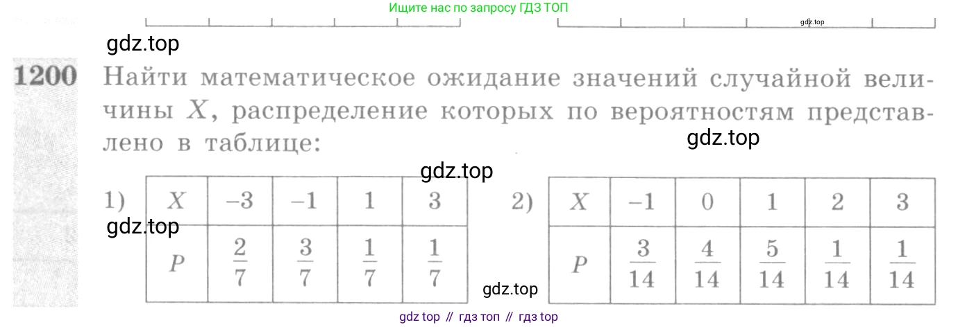 Алгебра, 10-11 класс Учебник, авторы: Алимов Шавкат Арифджанович, Колягин Юрий Михайлович, Ткачева Мария Владимировна, Федорова Надежда Евгеньевна, Шабунин Михаил Иванович, издательство Просвещение, Москва, 2014, страница 374, номер 1200, Условие