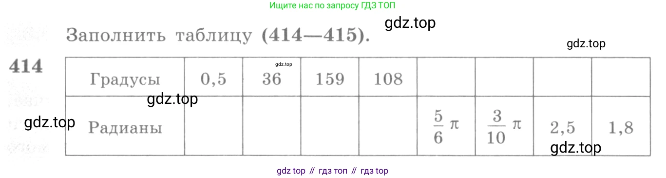 Алгебра, 10-11 класс Учебник, авторы: Алимов Шавкат Арифджанович, Колягин Юрий Михайлович, Ткачева Мария Владимировна, Федорова Надежда Евгеньевна, Шабунин Михаил Иванович, издательство Просвещение, Москва, 2014, страница 120, номер 414, Условие