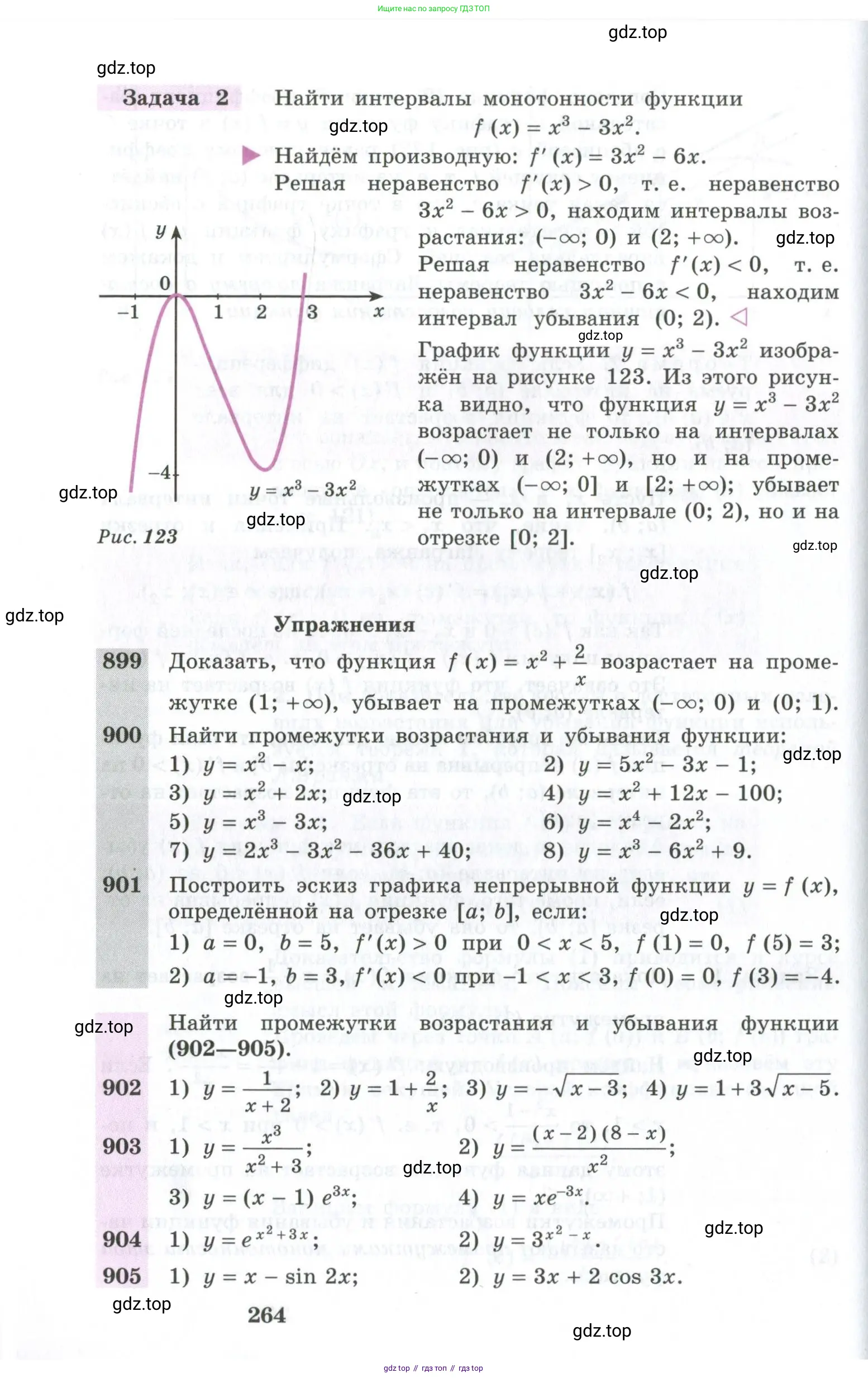 Алгебра, 10-11 класс Учебник, авторы: Алимов Шавкат Арифджанович, Колягин Юрий Михайлович, Ткачева Мария Владимировна, Федорова Надежда Евгеньевна, Шабунин Михаил Иванович, издательство Просвещение, Москва, 2014, страница 264