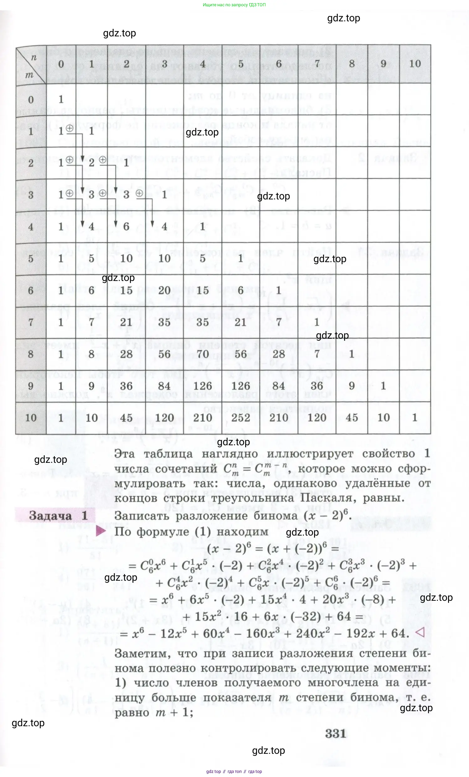 Алгебра, 10-11 класс Учебник, авторы: Алимов Шавкат Арифджанович, Колягин Юрий Михайлович, Ткачева Мария Владимировна, Федорова Надежда Евгеньевна, Шабунин Михаил Иванович, издательство Просвещение, Москва, 2014, страница 331
