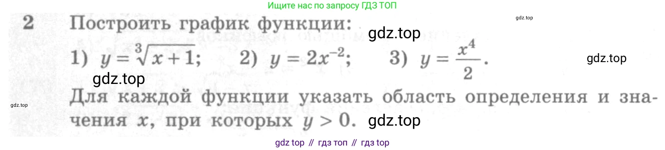 Алгебра, 10-11 класс Учебник, авторы: Алимов Шавкат Арифджанович, Колягин Юрий Михайлович, Ткачева Мария Владимировна, Федорова Надежда Евгеньевна, Шабунин Михаил Иванович, издательство Просвещение, Москва, 2014, страница 70, номер 2, Условие