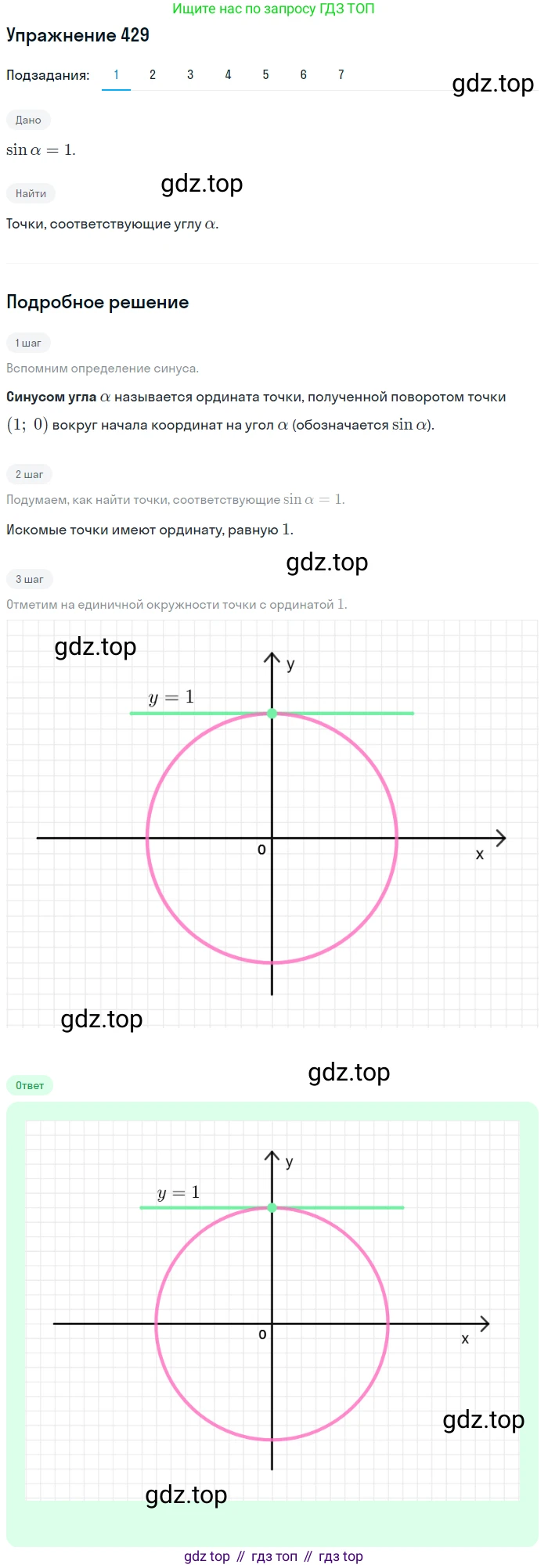 Алгебра, 10-11 класс Учебник, авторы: Алимов Шавкат Арифджанович, Колягин Юрий Михайлович, Ткачева Мария Владимировна, Федорова Надежда Евгеньевна, Шабунин Михаил Иванович, издательство Просвещение, Москва, 2014, страница 130, номер 429, Решение 1