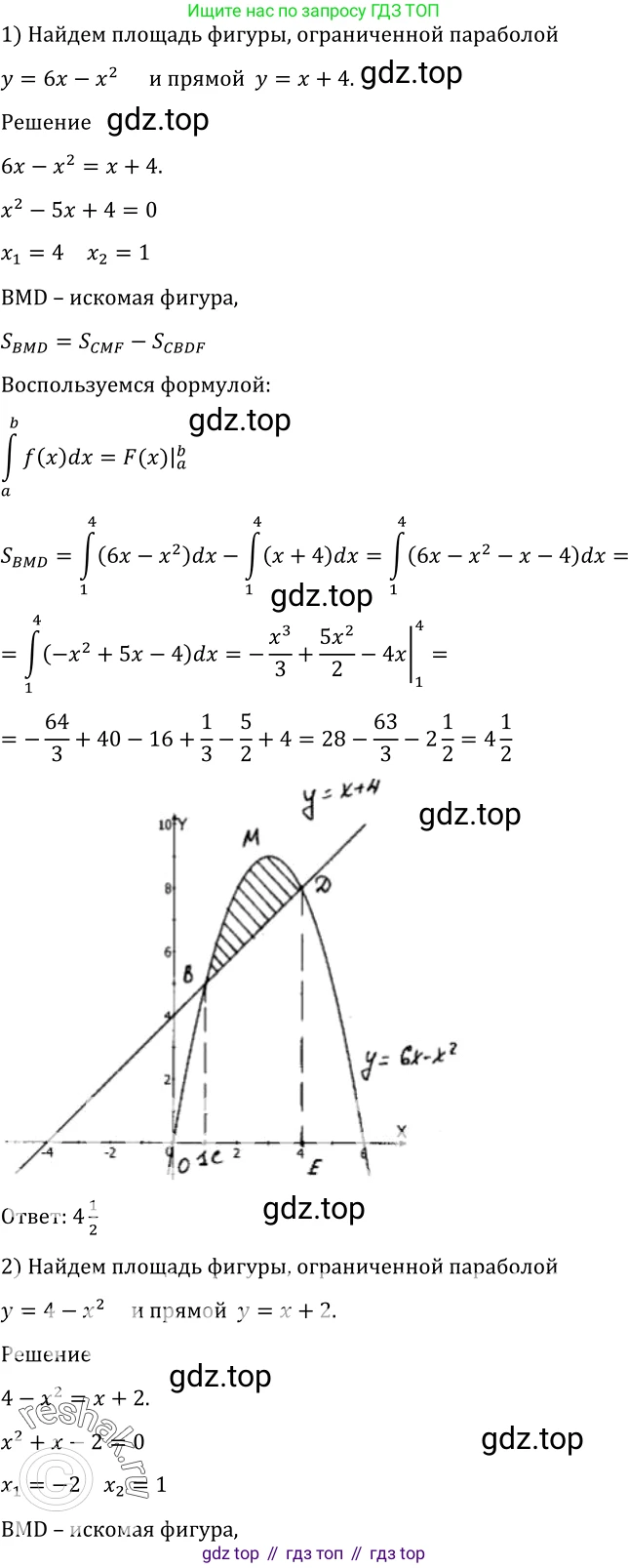 Алгебра, 10-11 класс Учебник, авторы: Алимов Шавкат Арифджанович, Колягин Юрий Михайлович, Ткачева Мария Владимировна, Федорова Надежда Евгеньевна, Шабунин Михаил Иванович, издательство Просвещение, Москва, 2014, страница 309, номер 1020, Решение 2