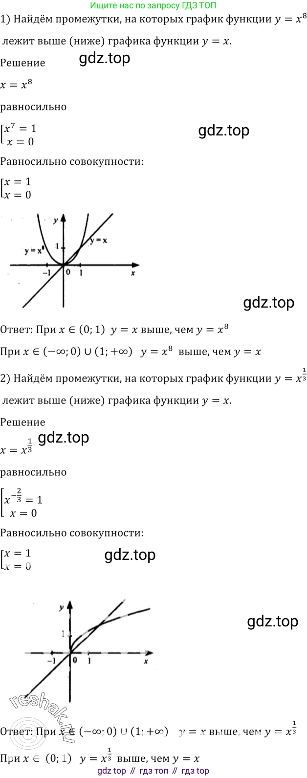 Алгебра, 10-11 класс Учебник, авторы: Алимов Шавкат Арифджанович, Колягин Юрий Михайлович, Ткачева Мария Владимировна, Федорова Надежда Евгеньевна, Шабунин Михаил Иванович, издательство Просвещение, Москва, 2014, страница 47, номер 126, Решение 2