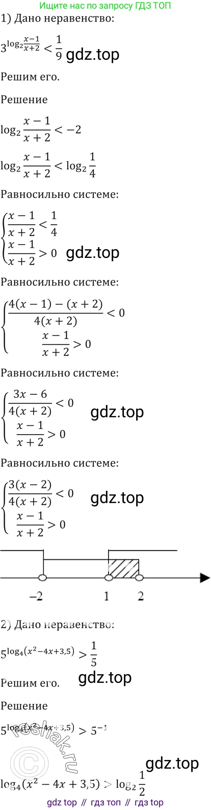 Алгебра, 10-11 класс Учебник, авторы: Алимов Шавкат Арифджанович, Колягин Юрий Михайлович, Ткачева Мария Владимировна, Федорова Надежда Евгеньевна, Шабунин Михаил Иванович, издательство Просвещение, Москва, 2014, страница 413, номер 1407, Решение 2