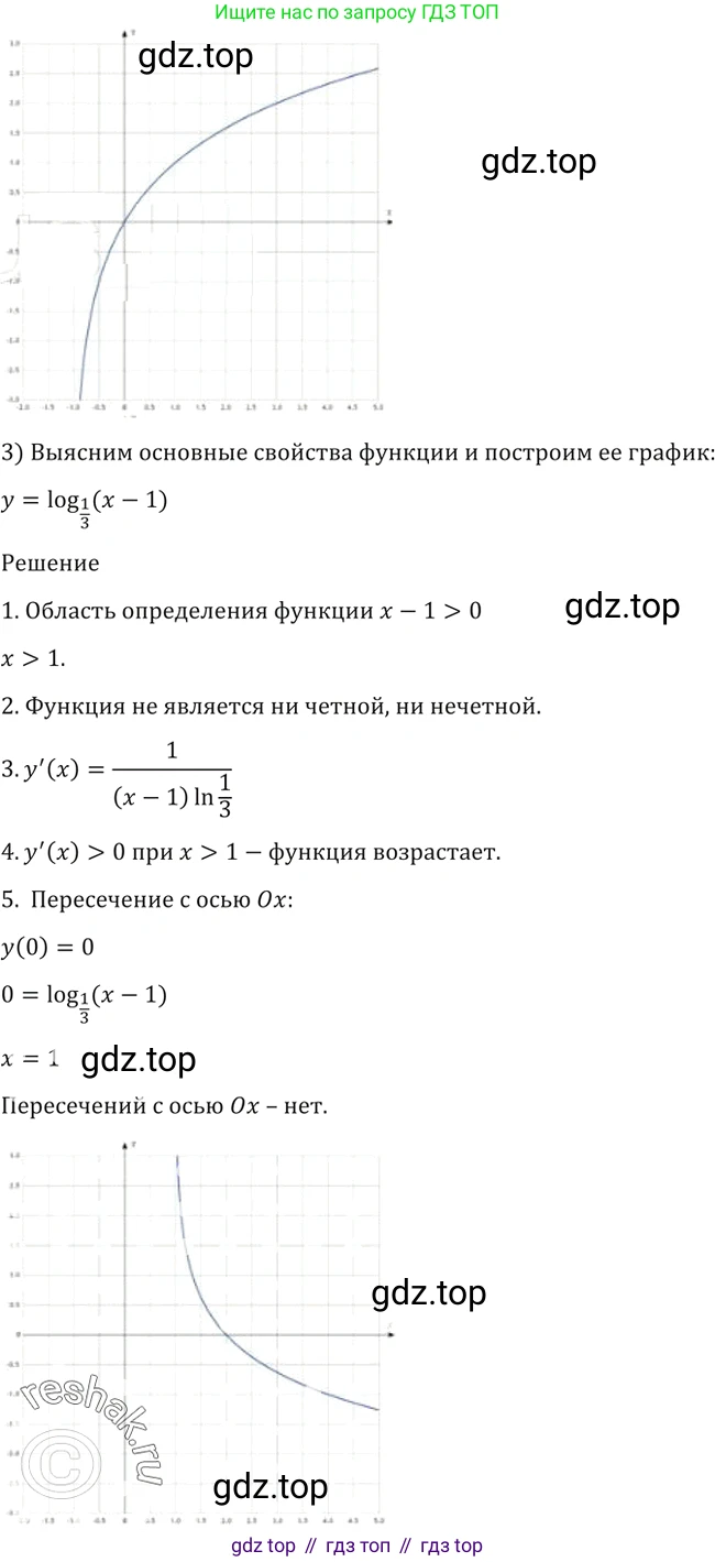 Алгебра, 10-11 класс Учебник, авторы: Алимов Шавкат Арифджанович, Колягин Юрий Михайлович, Ткачева Мария Владимировна, Федорова Надежда Евгеньевна, Шабунин Михаил Иванович, издательство Просвещение, Москва, 2014, страница 420, номер 1482, Решение 2 (продолжение 2)