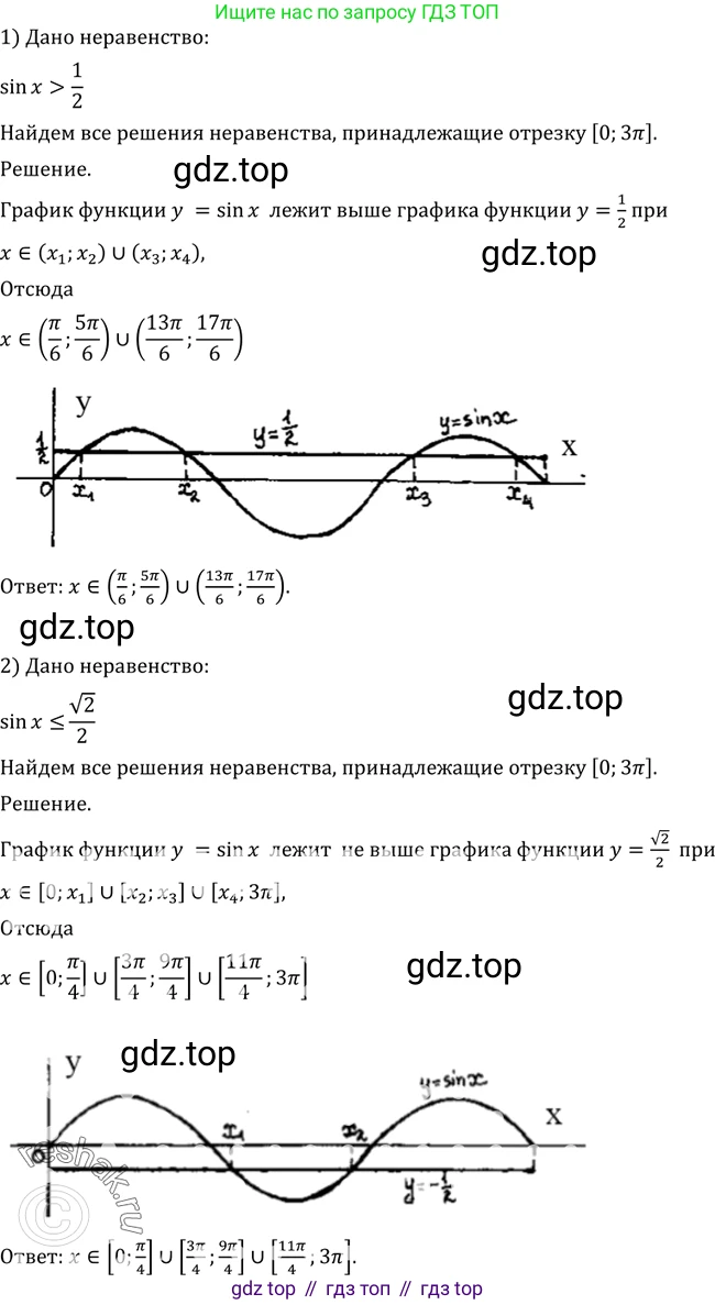 Алгебра, 10-11 класс Учебник, авторы: Алимов Шавкат Арифджанович, Колягин Юрий Михайлович, Ткачева Мария Владимировна, Федорова Надежда Евгеньевна, Шабунин Михаил Иванович, издательство Просвещение, Москва, 2014, страница 216, номер 725, Решение 2
