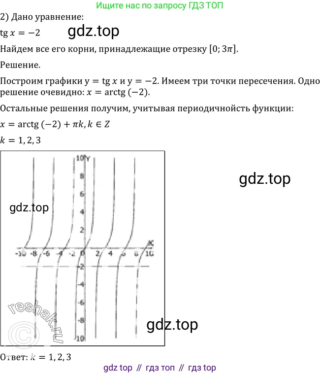 Алгебра, 10-11 класс Учебник, авторы: Алимов Шавкат Арифджанович, Колягин Юрий Михайлович, Ткачева Мария Владимировна, Федорова Надежда Евгеньевна, Шабунин Михаил Иванович, издательство Просвещение, Москва, 2014, страница 222, номер 739, Решение 2 (продолжение 2)