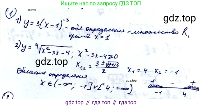 Алгебра, 10-11 класс Учебник, авторы: Алимов Шавкат Арифджанович, Колягин Юрий Михайлович, Ткачева Мария Владимировна, Федорова Надежда Евгеньевна, Шабунин Михаил Иванович, издательство Просвещение, Москва, 2014, страница 70, номер 1, Решение 2