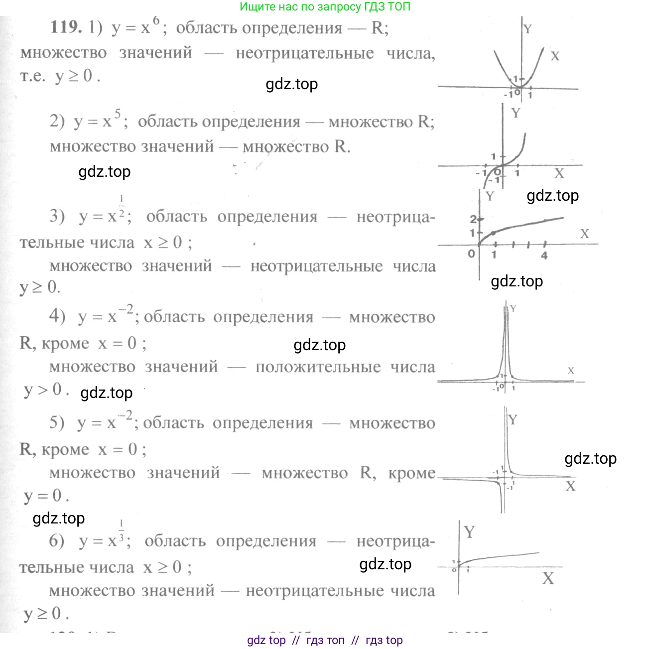 Алгебра, 10-11 класс Учебник, авторы: Алимов Шавкат Арифджанович, Колягин Юрий Михайлович, Ткачева Мария Владимировна, Федорова Надежда Евгеньевна, Шабунин Михаил Иванович, издательство Просвещение, Москва, 2014, страница 46, номер 119, Решение 3