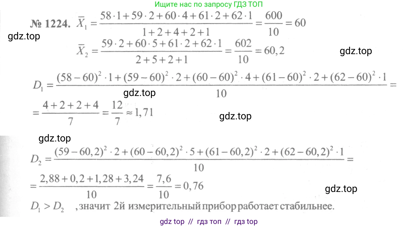 Алгебра, 10-11 класс Учебник, авторы: Алимов Шавкат Арифджанович, Колягин Юрий Михайлович, Ткачева Мария Владимировна, Федорова Надежда Евгеньевна, Шабунин Михаил Иванович, издательство Просвещение, Москва, 2014, страница 385, номер 1224, Решение 3