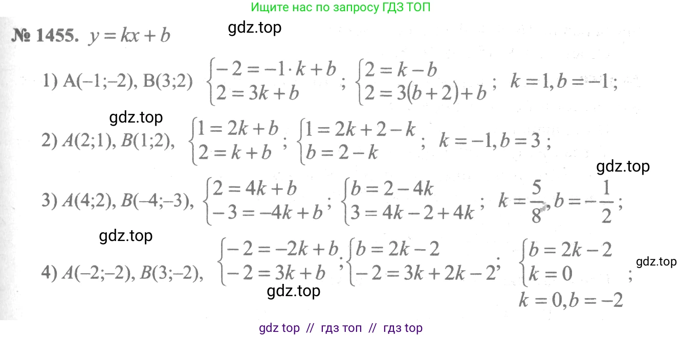 Алгебра, 10-11 класс Учебник, авторы: Алимов Шавкат Арифджанович, Колягин Юрий Михайлович, Ткачева Мария Владимировна, Федорова Надежда Евгеньевна, Шабунин Михаил Иванович, издательство Просвещение, Москва, 2014, страница 418, номер 1455, Решение 3