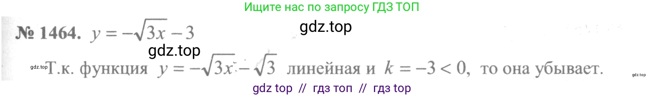 Алгебра, 10-11 класс Учебник, авторы: Алимов Шавкат Арифджанович, Колягин Юрий Михайлович, Ткачева Мария Владимировна, Федорова Надежда Евгеньевна, Шабунин Михаил Иванович, издательство Просвещение, Москва, 2014, страница 418, номер 1464, Решение 3