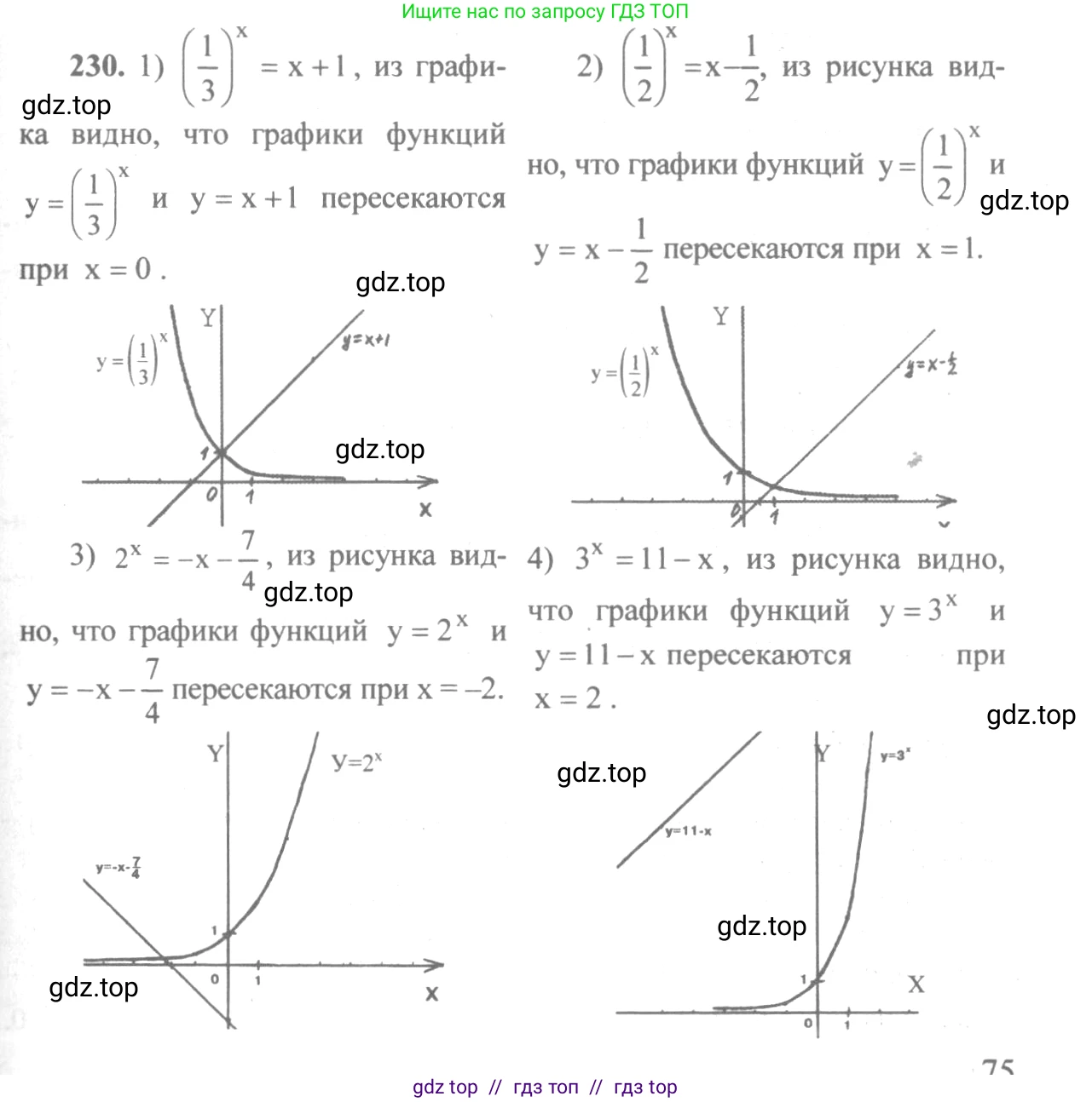 Алгебра, 10-11 класс Учебник, авторы: Алимов Шавкат Арифджанович, Колягин Юрий Михайлович, Ткачева Мария Владимировна, Федорова Надежда Евгеньевна, Шабунин Михаил Иванович, издательство Просвещение, Москва, 2014, страница 83, номер 230, Решение 3