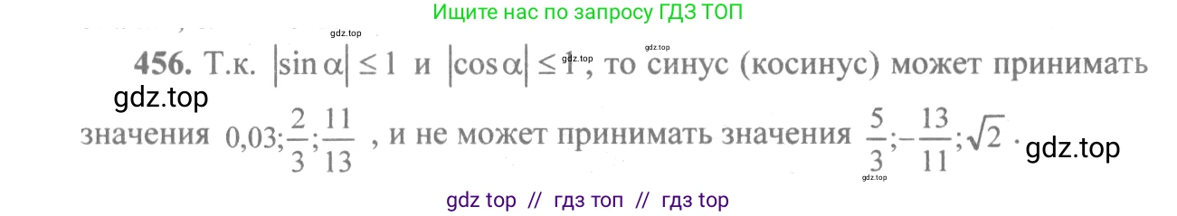 Алгебра, 10-11 класс Учебник, авторы: Алимов Шавкат Арифджанович, Колягин Юрий Михайлович, Ткачева Мария Владимировна, Федорова Надежда Евгеньевна, Шабунин Михаил Иванович, издательство Просвещение, Москва, 2014, страница 137, номер 456, Решение 3