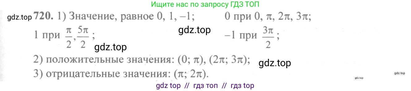 Алгебра, 10-11 класс Учебник, авторы: Алимов Шавкат Арифджанович, Колягин Юрий Михайлович, Ткачева Мария Владимировна, Федорова Надежда Евгеньевна, Шабунин Михаил Иванович, издательство Просвещение, Москва, 2014, страница 215, номер 720, Решение 3