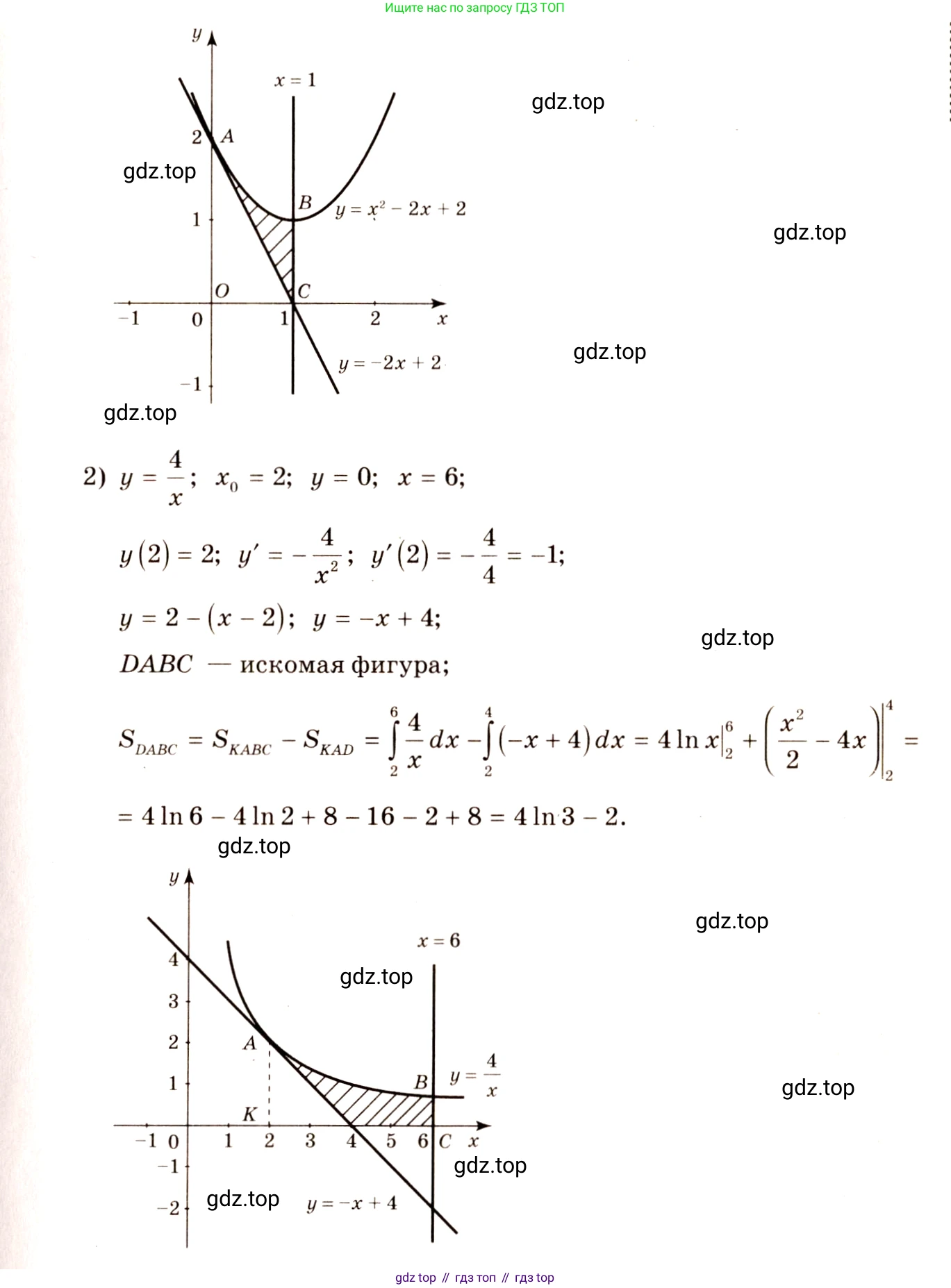 Алгебра, 10-11 класс Учебник, авторы: Алимов Шавкат Арифджанович, Колягин Юрий Михайлович, Ткачева Мария Владимировна, Федорова Надежда Евгеньевна, Шабунин Михаил Иванович, издательство Просвещение, Москва, 2014, страница 316, номер 1040, Решение 4 (продолжение 2)
