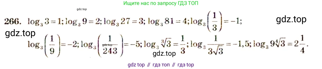 Алгебра, 10-11 класс Учебник, авторы: Алимов Шавкат Арифджанович, Колягин Юрий Михайлович, Ткачева Мария Владимировна, Федорова Надежда Евгеньевна, Шабунин Михаил Иванович, издательство Просвещение, Москва, 2014, страница 92, номер 266, Решение 4