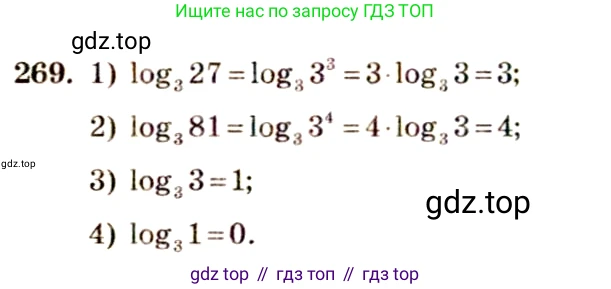 Алгебра, 10-11 класс Учебник, авторы: Алимов Шавкат Арифджанович, Колягин Юрий Михайлович, Ткачева Мария Владимировна, Федорова Надежда Евгеньевна, Шабунин Михаил Иванович, издательство Просвещение, Москва, 2014, страница 92, номер 269, Решение 4