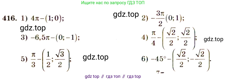 Алгебра, 10-11 класс Учебник, авторы: Алимов Шавкат Арифджанович, Колягин Юрий Михайлович, Ткачева Мария Владимировна, Федорова Надежда Евгеньевна, Шабунин Михаил Иванович, издательство Просвещение, Москва, 2014, страница 125, номер 416, Решение 4