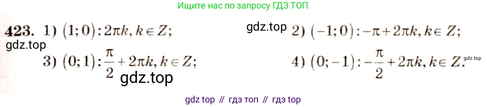 Алгебра, 10-11 класс Учебник, авторы: Алимов Шавкат Арифджанович, Колягин Юрий Михайлович, Ткачева Мария Владимировна, Федорова Надежда Евгеньевна, Шабунин Михаил Иванович, издательство Просвещение, Москва, 2014, страница 125, номер 423, Решение 4