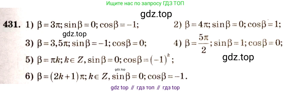 Алгебра, 10-11 класс Учебник, авторы: Алимов Шавкат Арифджанович, Колягин Юрий Михайлович, Ткачева Мария Владимировна, Федорова Надежда Евгеньевна, Шабунин Михаил Иванович, издательство Просвещение, Москва, 2014, страница 130, номер 431, Решение 4