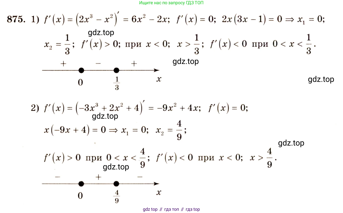 Алгебра, 10-11 класс Учебник, авторы: Алимов Шавкат Арифджанович, Колягин Юрий Михайлович, Ткачева Мария Владимировна, Федорова Надежда Евгеньевна, Шабунин Михаил Иванович, издательство Просвещение, Москва, 2014, страница 257, номер 875, Решение 4