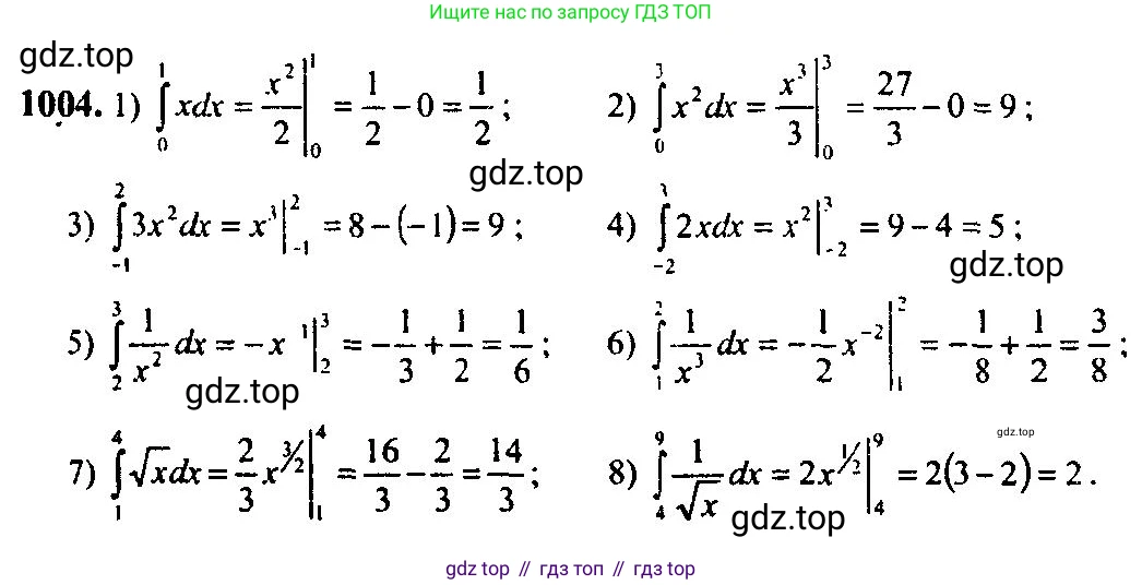 Алгебра, 10-11 класс Учебник, авторы: Алимов Шавкат Арифджанович, Колягин Юрий Михайлович, Ткачева Мария Владимировна, Федорова Надежда Евгеньевна, Шабунин Михаил Иванович, издательство Просвещение, Москва, 2014, страница 303, номер 1004, Решение 5
