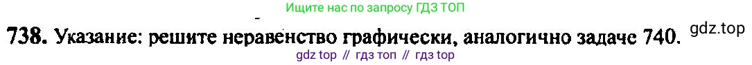 Алгебра, 10-11 класс Учебник, авторы: Алимов Шавкат Арифджанович, Колягин Юрий Михайлович, Ткачева Мария Владимировна, Федорова Надежда Евгеньевна, Шабунин Михаил Иванович, издательство Просвещение, Москва, 2014, страница 222, номер 738, Решение 5