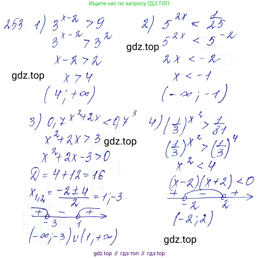 Алгебра, 10-11 класс Учебник, авторы: Алимов Шавкат Арифджанович, Колягин Юрий Михайлович, Ткачева Мария Владимировна, Федорова Надежда Евгеньевна, Шабунин Михаил Иванович, издательство Просвещение, Москва, 2014, страница 88, номер 253, Решение 6