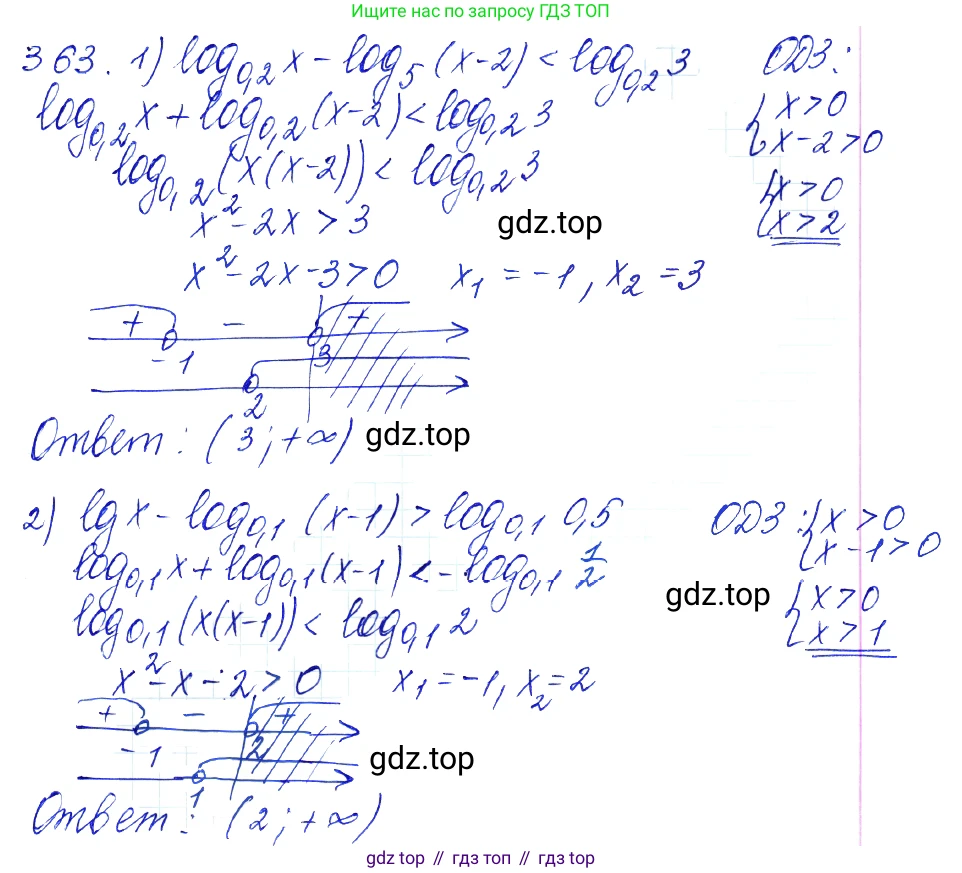 Алгебра, 10-11 класс Учебник, авторы: Алимов Шавкат Арифджанович, Колягин Юрий Михайлович, Ткачева Мария Владимировна, Федорова Надежда Евгеньевна, Шабунин Михаил Иванович, издательство Просвещение, Москва, 2014, страница 112, номер 363, Решение 6