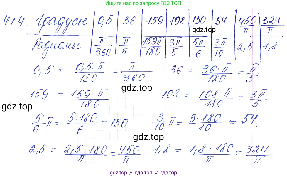 Алгебра, 10-11 класс Учебник, авторы: Алимов Шавкат Арифджанович, Колягин Юрий Михайлович, Ткачева Мария Владимировна, Федорова Надежда Евгеньевна, Шабунин Михаил Иванович, издательство Просвещение, Москва, 2014, страница 120, номер 414, Решение 6