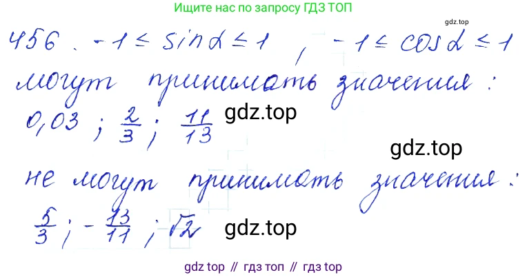Алгебра, 10-11 класс Учебник, авторы: Алимов Шавкат Арифджанович, Колягин Юрий Михайлович, Ткачева Мария Владимировна, Федорова Надежда Евгеньевна, Шабунин Михаил Иванович, издательство Просвещение, Москва, 2014, страница 137, номер 456, Решение 6