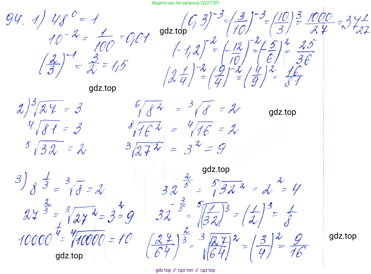 Алгебра, 10-11 класс Учебник, авторы: Алимов Шавкат Арифджанович, Колягин Юрий Михайлович, Ткачева Мария Владимировна, Федорова Надежда Евгеньевна, Шабунин Михаил Иванович, издательство Просвещение, Москва, 2014, страница 35, номер 94, Решение 6