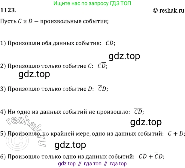 Алгебра, 10-11 класс Учебник, авторы: Алимов Шавкат Арифджанович, Колягин Юрий Михайлович, Ткачева Мария Владимировна, Федорова Надежда Евгеньевна, Шабунин Михаил Иванович, издательство Просвещение, Москва, 2014, страница 342, номер 1123, Решение 7