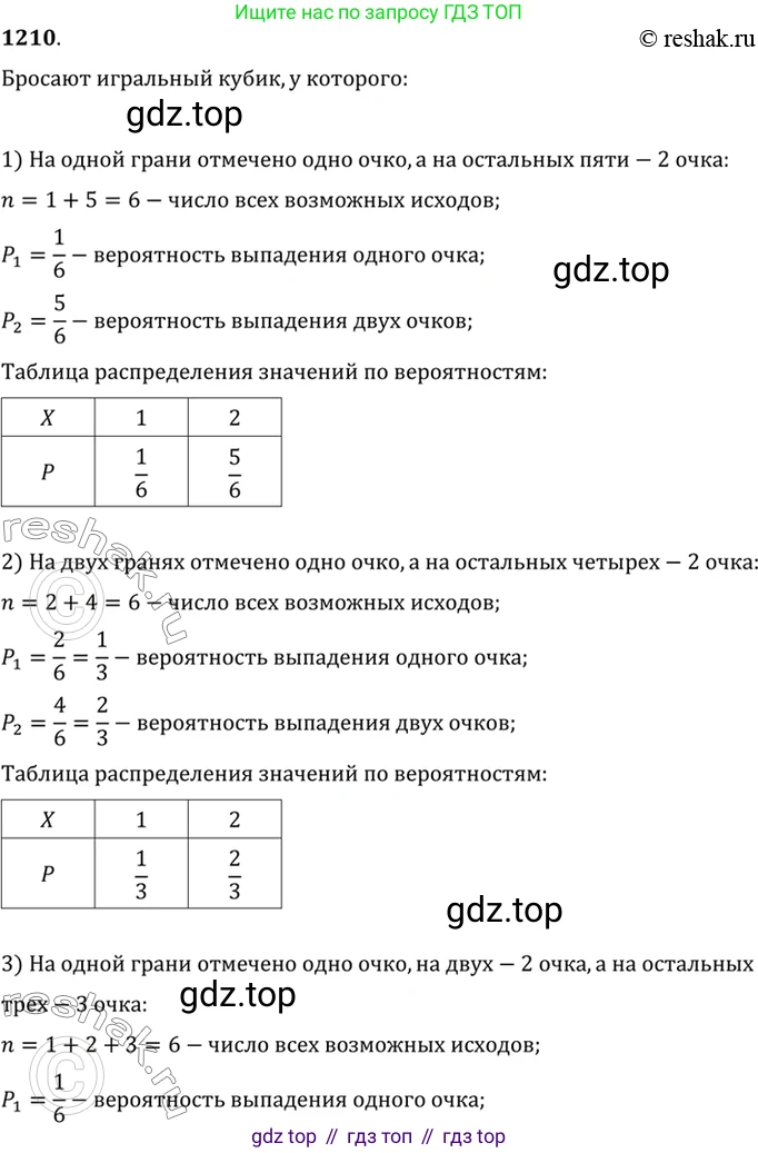 Алгебра, 10-11 класс Учебник, авторы: Алимов Шавкат Арифджанович, Колягин Юрий Михайлович, Ткачева Мария Владимировна, Федорова Надежда Евгеньевна, Шабунин Михаил Иванович, издательство Просвещение, Москва, 2014, страница 383, номер 1210, Решение 7