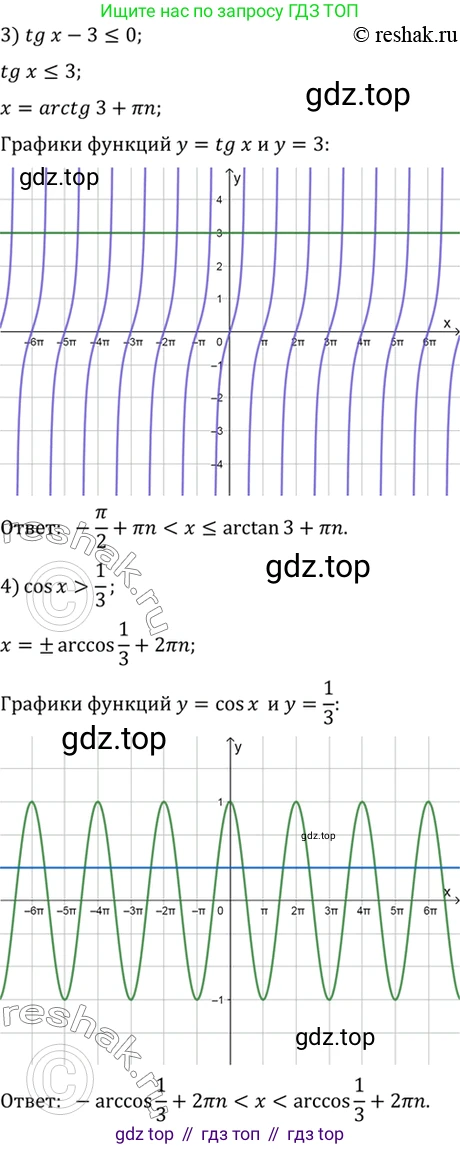 Алгебра, 10-11 класс Учебник, авторы: Алимов Шавкат Арифджанович, Колягин Юрий Михайлович, Ткачева Мария Владимировна, Федорова Надежда Евгеньевна, Шабунин Михаил Иванович, издательство Просвещение, Москва, 2014, страница 414, номер 1416, Решение 7 (продолжение 2)