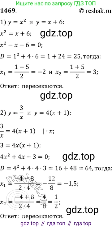 Алгебра, 10-11 класс Учебник, авторы: Алимов Шавкат Арифджанович, Колягин Юрий Михайлович, Ткачева Мария Владимировна, Федорова Надежда Евгеньевна, Шабунин Михаил Иванович, издательство Просвещение, Москва, 2014, страница 419, номер 1469, Решение 7