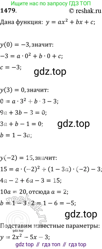 Алгебра, 10-11 класс Учебник, авторы: Алимов Шавкат Арифджанович, Колягин Юрий Михайлович, Ткачева Мария Владимировна, Федорова Надежда Евгеньевна, Шабунин Михаил Иванович, издательство Просвещение, Москва, 2014, страница 420, номер 1479, Решение 7