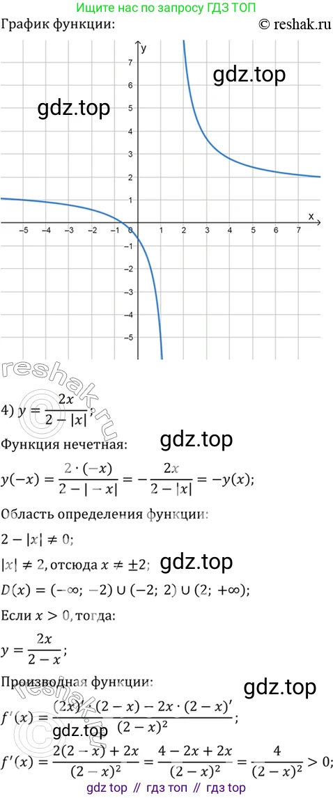 Алгебра, 10-11 класс Учебник, авторы: Алимов Шавкат Арифджанович, Колягин Юрий Михайлович, Ткачева Мария Владимировна, Федорова Надежда Евгеньевна, Шабунин Михаил Иванович, издательство Просвещение, Москва, 2014, страница 428, номер 1580, Решение 7 (продолжение 4)