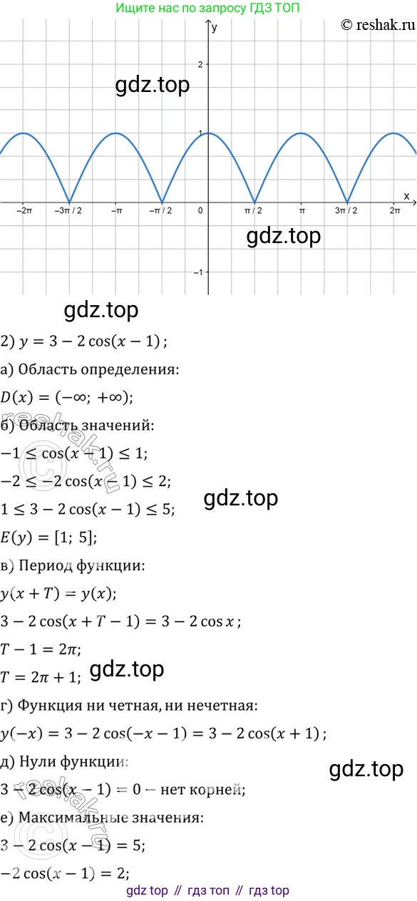 Алгебра, 10-11 класс Учебник, авторы: Алимов Шавкат Арифджанович, Колягин Юрий Михайлович, Ткачева Мария Владимировна, Федорова Надежда Евгеньевна, Шабунин Михаил Иванович, издательство Просвещение, Москва, 2014, страница 212, номер 719, Решение 7 (продолжение 2)