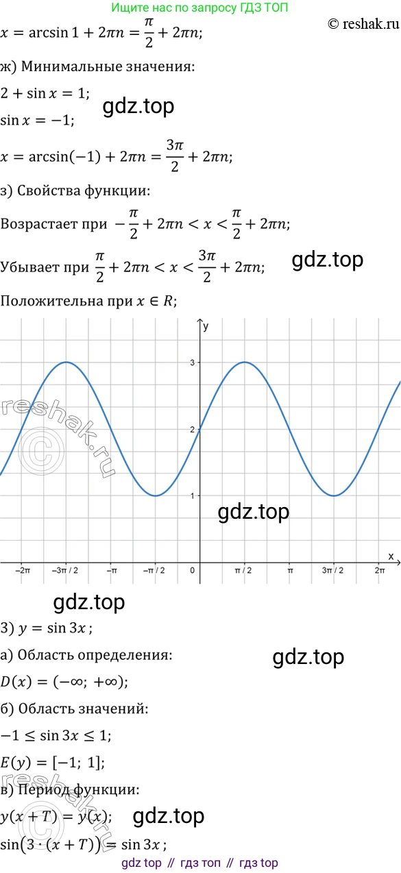 Алгебра, 10-11 класс Учебник, авторы: Алимов Шавкат Арифджанович, Колягин Юрий Михайлович, Ткачева Мария Владимировна, Федорова Надежда Евгеньевна, Шабунин Михаил Иванович, издательство Просвещение, Москва, 2014, страница 216, номер 729, Решение 7 (продолжение 3)