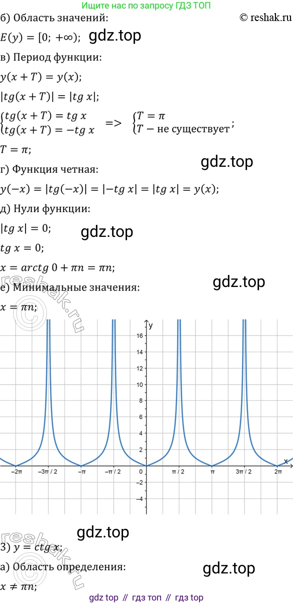 Алгебра, 10-11 класс Учебник, авторы: Алимов Шавкат Арифджанович, Колягин Юрий Михайлович, Ткачева Мария Владимировна, Федорова Надежда Евгеньевна, Шабунин Михаил Иванович, издательство Просвещение, Москва, 2014, страница 222, номер 746, Решение 7 (продолжение 2)