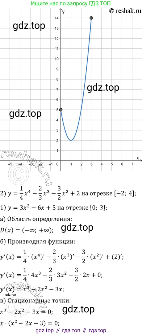 Алгебра, 10-11 класс Учебник, авторы: Алимов Шавкат Арифджанович, Колягин Юрий Михайлович, Ткачева Мария Владимировна, Федорова Надежда Евгеньевна, Шабунин Михаил Иванович, издательство Просвещение, Москва, 2014, страница 287, номер 961, Решение 7 (продолжение 2)