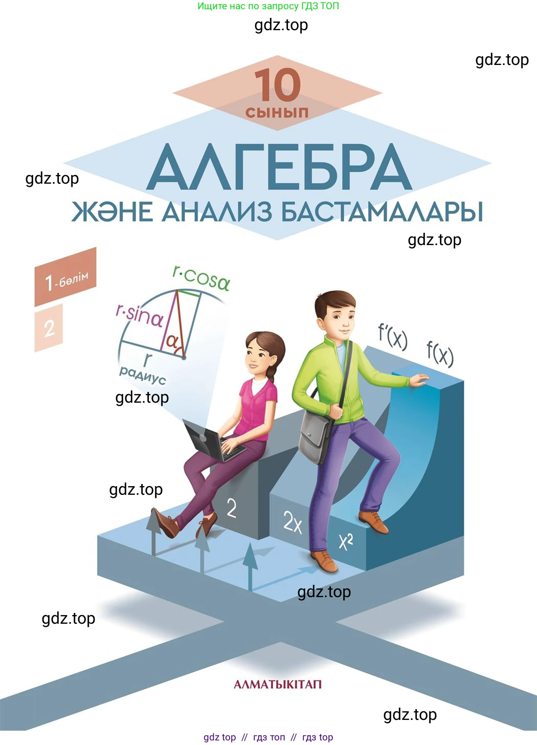 Алгебра, 10 класс Учебник, авторы: Пак Олег Владимирович, Ардакулы Дархан, Ескендирова Елена Викторовна, издательство Алматыкітап баспасы, Алматы, 2019