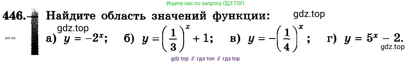 ГДЗ Алгебра, 10-11 класс Учебник, авторы: Колмогоров Андрей Николаевич, Абрамов Александр Михайлович, Дудницын Юрий Павлович, издательство Просвещение, Москва, 2008, зелёного цвета, страница 227, номер 446, Условие