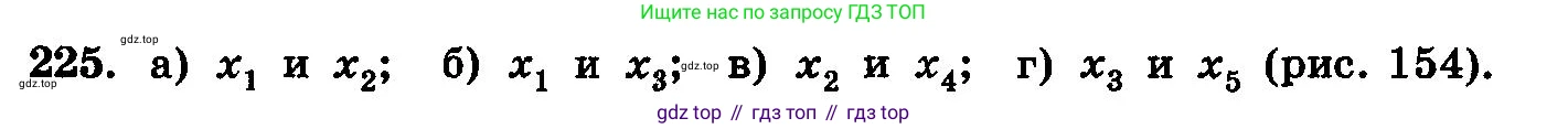 ГДЗ Алгебра, 10-11 класс Учебник, авторы: Колмогоров Андрей Николаевич, Абрамов Александр Михайлович, Дудницын Юрий Павлович, издательство Просвещение, Москва, 2008, зелёного цвета, страница 308, номер 225, Условие